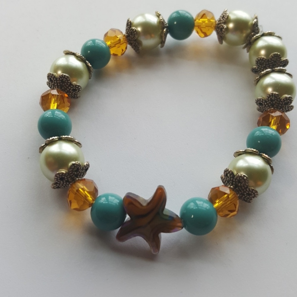 Star 🌟 and Pearl Bracelet 💫